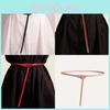 Waist Pu Simple Belt For Dresses With Adjustable Pin Buckle Women For