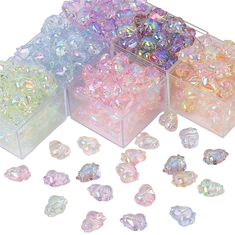 5/10 шт акриловые бусины красочные звезды любовь бусины для DIY ожерелье браслет серьги изготовление ювелирных изделий