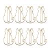 12 Pcs Clip Cat Shaped Unique Stylish MultiFunction Thickened Paper Clip 3x2cm