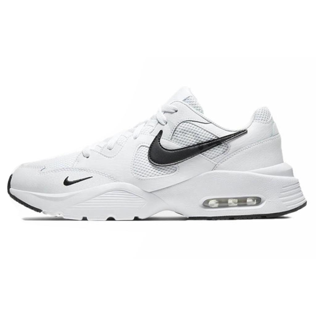 Nike Air Max Fusion Сетчатые Низкие Повседневные Городские Для Езды на Работу Беговые Кроссовки Мужские Черный Белый Серый CJ1670-102(Team84-S-BOX)