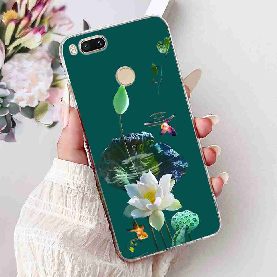 Чехол для Xiaomi Mi A1 MDG2 MDI2, модная расписная крышка из мягкого силикона TPU для Xiaomi Mi A1 Mi 5X 5.5", разноцветный цветочный чехол для телефона