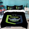 Raiders Team Spirit 3pcs Bedding Set,Including 1pc Duvet Cover And 2pcs Pillowcases Perfect Gift for Christmas,Ideal for Bedroom, Dormitory