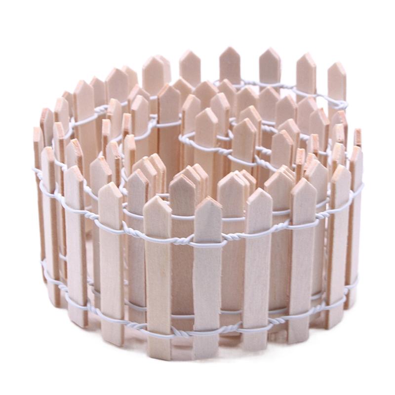 Mini Fence Garden And Bonsai Decoration Fairy Tale Garden Fence Wooden Decoration Diy Handicraft Project Mini Picket Fence