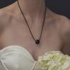 Viollina Lux Ball Necklace_Black