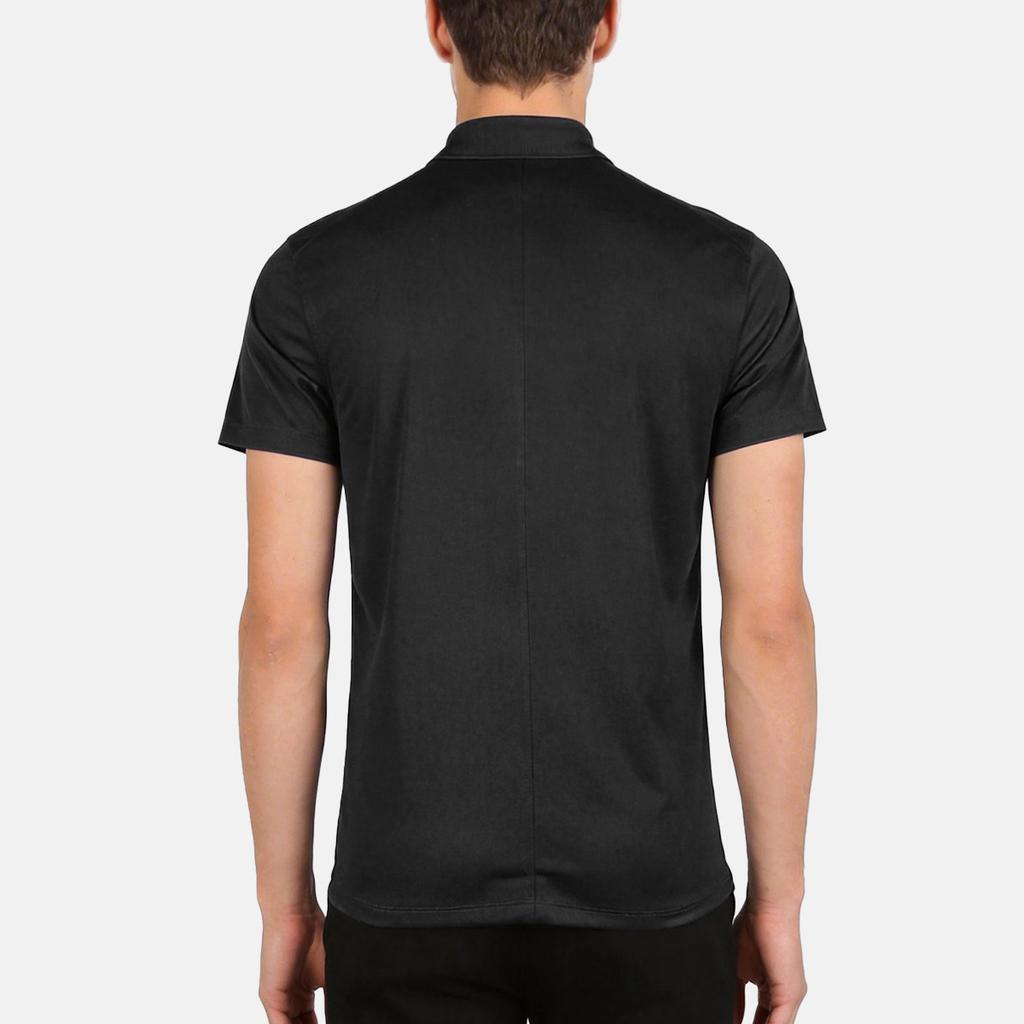 Nike Мужская футболка-поло Dri Fit Черная с воротником-поло Умеренная IQ0520-010