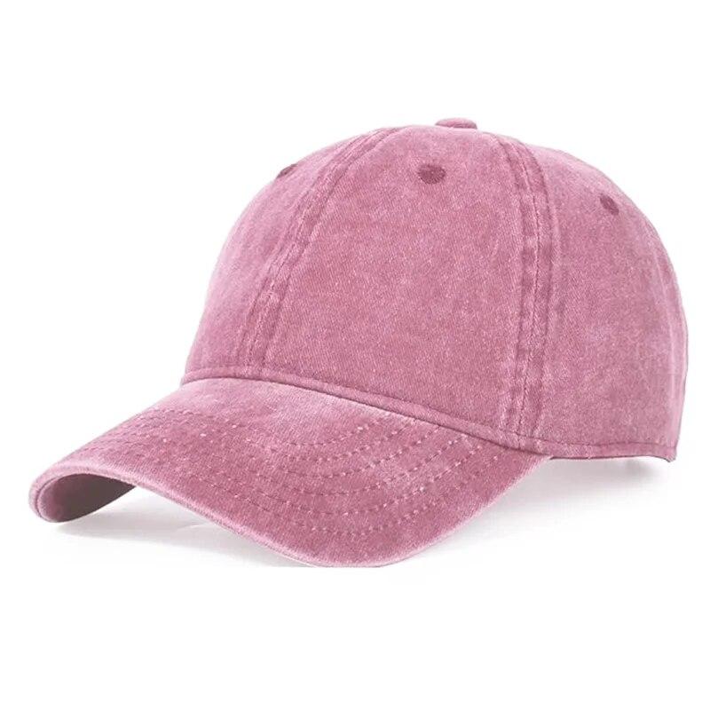 Унисекс бейсболка винтажная стираный хлопок подходит мужчинам и женщинам стираный деним регулируемая папа шляпа