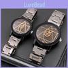 Stylish Quartz Alloy Band Couples Watch Fashionable Design For Men And Women