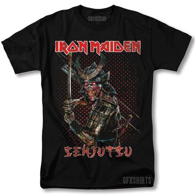 Футболка Iron Maiden Senjutsu Рок Мерч Концертный Тур Винтажный Дизайн Футболка Унисекс Футболка