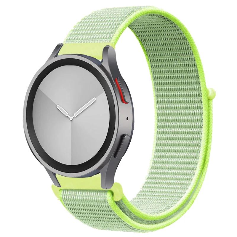 Nylon Loop Band For Samsung Galaxy Watch 6/5/pro/4/Classic/active 2 43-47-44mm 20mm/22mm Sport Bracelet Huawei Gt 4/2/e/3 Strap