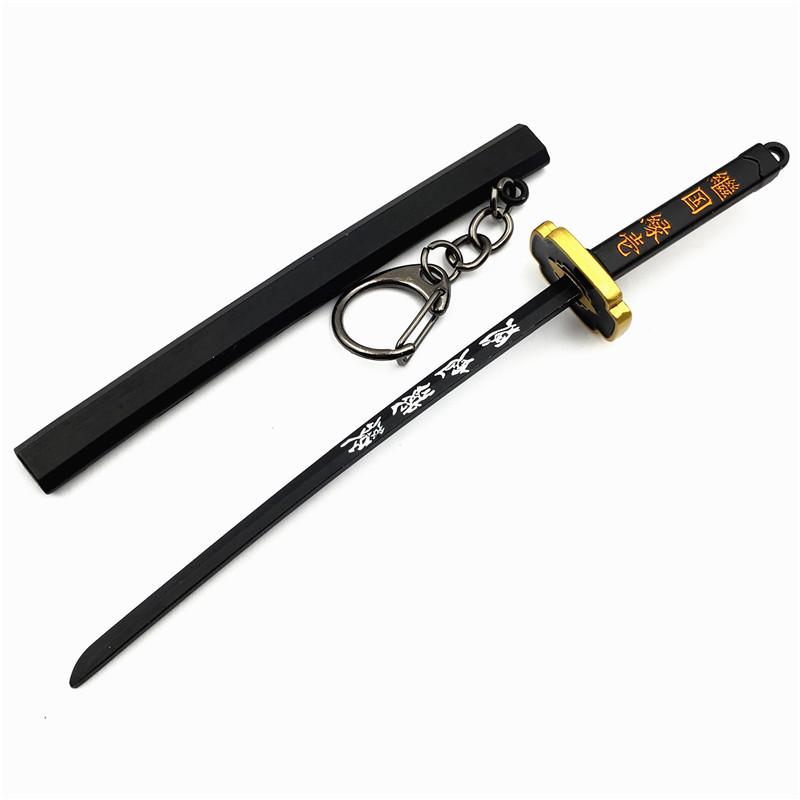 Модель меча-подвески «Убийца демонов Камадо Пламя и Ветер», брелок, 17 см