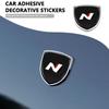 Car Logo Emblem Sticker Fender Side Badge Adhesive Sticker For Hyundai GDi I10 I10 N Line Solaris Genesis Azera Santafe Equus XX31