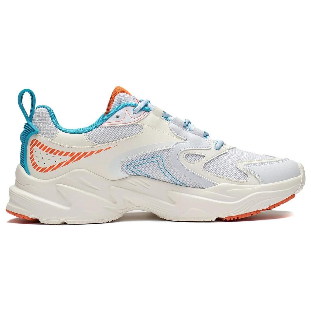 Li-Ning Кроссовки Meteor Non-Slip Shock Absorbing Durable Low-Top для бега у мужчин, кроссовки Off-White Sea-Blue ARXT009-2