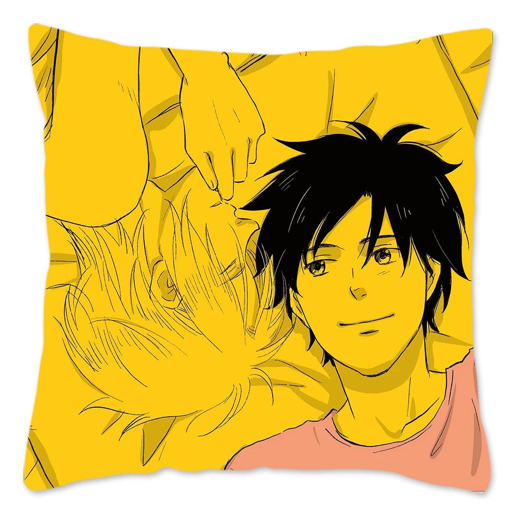 Наволочка для подушки в стиле аниме «Банановая рыба» для дивана, наволочка для украшения дома, наволочка из полиэстера, японская манга, дом для подушки