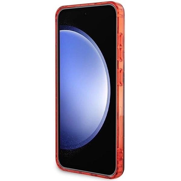 Прозрачный двухцветный чехол Magsafe Amg для Samsung Galaxy S24 — черный