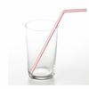 Yamato Bussan Straws, White, Pink, and Blue, 21cm, Bendable Colored Straws, Poly Bag, Commercial Use, 500 Straws