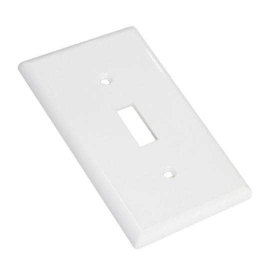 Панель тумблера, одноместная, небьющаяся, современная, белая, сверхмощная, декоративная пластиковая, американская настенная панель, крышка розетки, товары для дома