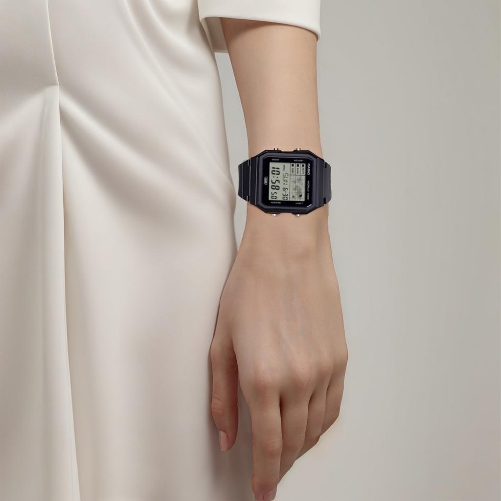 Casio Часы Classic Collection, электронный механизм, ремешок из смолы, унисекс, серый циферблат, LF-30W-1AJF