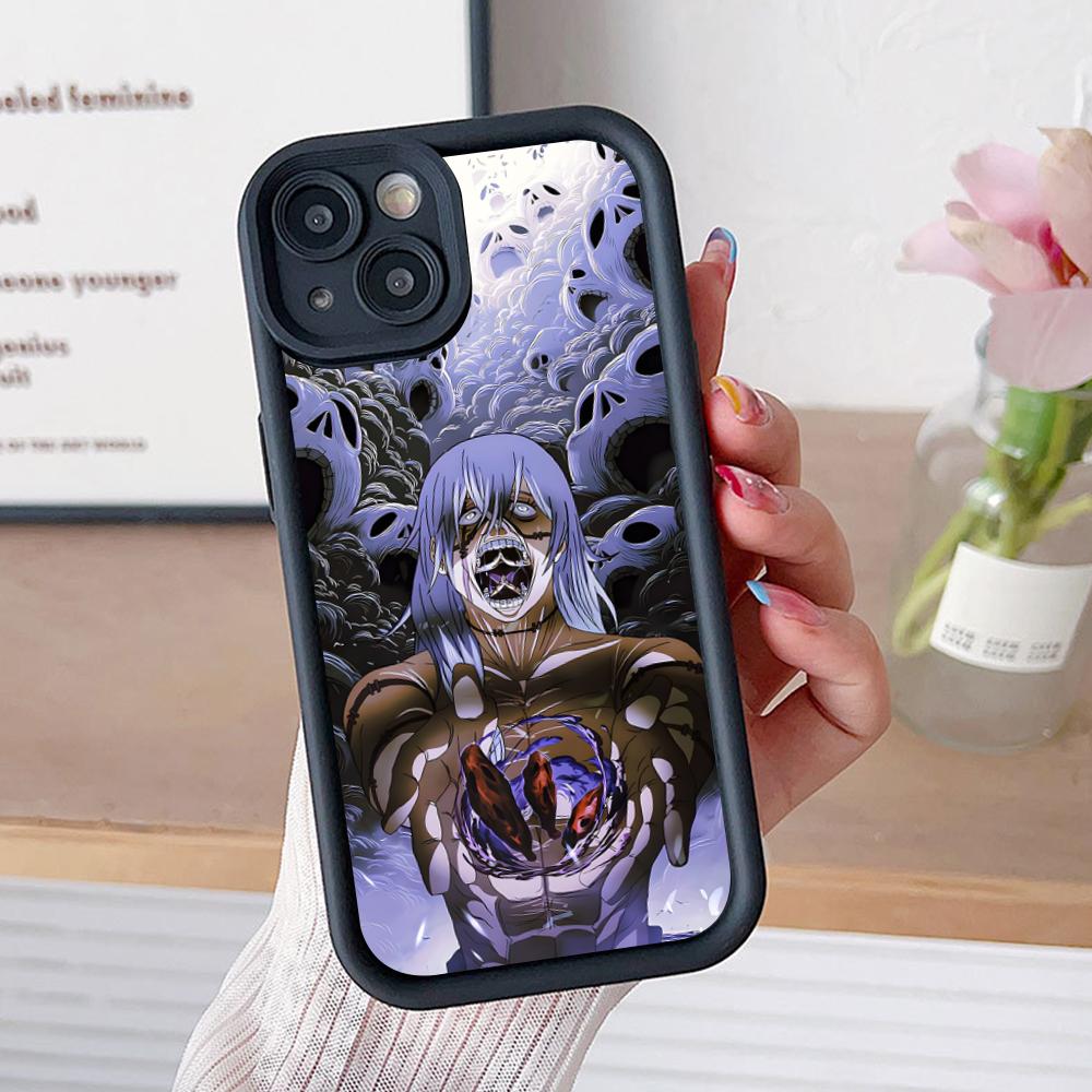 Чехол для телефона JJK Махито для iPhone 17 16 15 14 13 12 11 Air Pro Max Plus Черный Мягкий ТПУ Ударопрочный Чехол