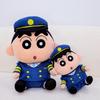 New Captain Crayon Small New Doll Plush Toy Firefighter Small New Doll Throw Pillow Police Small New Doll