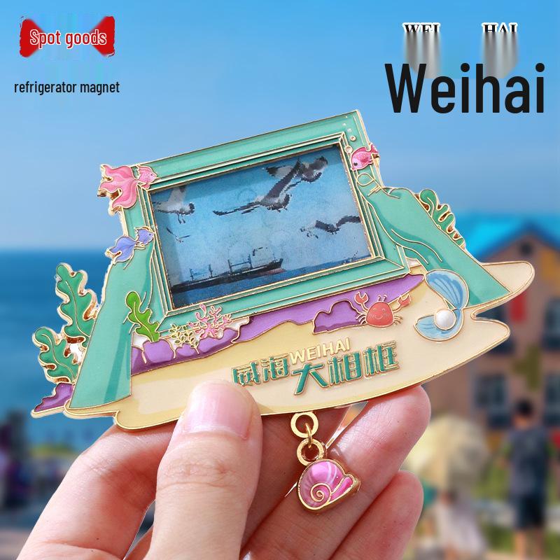 Магнит на холодильник Weihai, 3D, в национальном стиле, сувенир, подарок