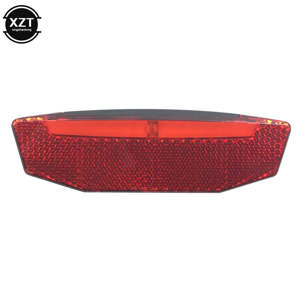 1pc 6V-60V E-bike Rear Light Electric Bicycle Tail Light E-scooter Night Safety LED Warning Rear Lamp Waterproof/SM Connector
