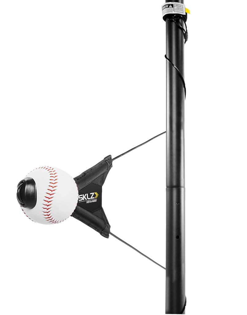 SKLZ Тренажер для отбивания Hit Away для бейсбола и софтбола - Отработка ударов, Коррекция замаха, Самостоятельная практика, Повторяющаяся практика (0959) [Официальный Japa