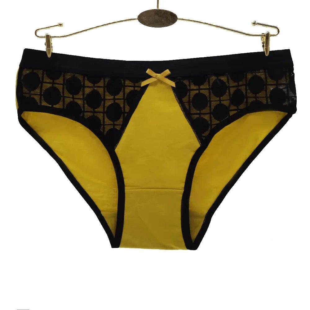 Хлопковые трусики для женщин, сексуальное кружевное нижнее белье, трусы с низкой талией, женские трусики, женское нижнее белье, 6 шт./компл.