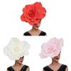 Fashion Bridal Hair Accessories Makeup Prom Hair Band Large Flower Bow Hat Headdress