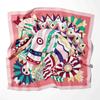 70cm*70cm Fashion  Design Print Silk Square Scarf Women Floral Foulard Horse Hairband Neckerchief Hijab Headband Bandana