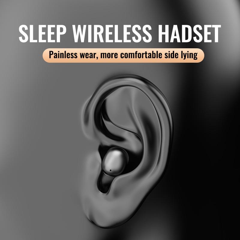 Bluetooth-гарнитура SK19: Полностью беспроводные внутриканальные наушники с шумоподавлением, ультракомпактные для сна.