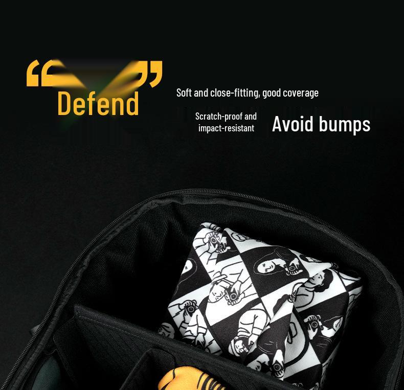 Ambitful Magic Velcro Fabric Camera Lens Wrap Bag