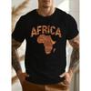 Vintage Men's T-shirt 3d Fashion African Tribal Print T Shirt Oversized Casual Short-sleeved Summer Streetwear Men Clothing Tees Tops