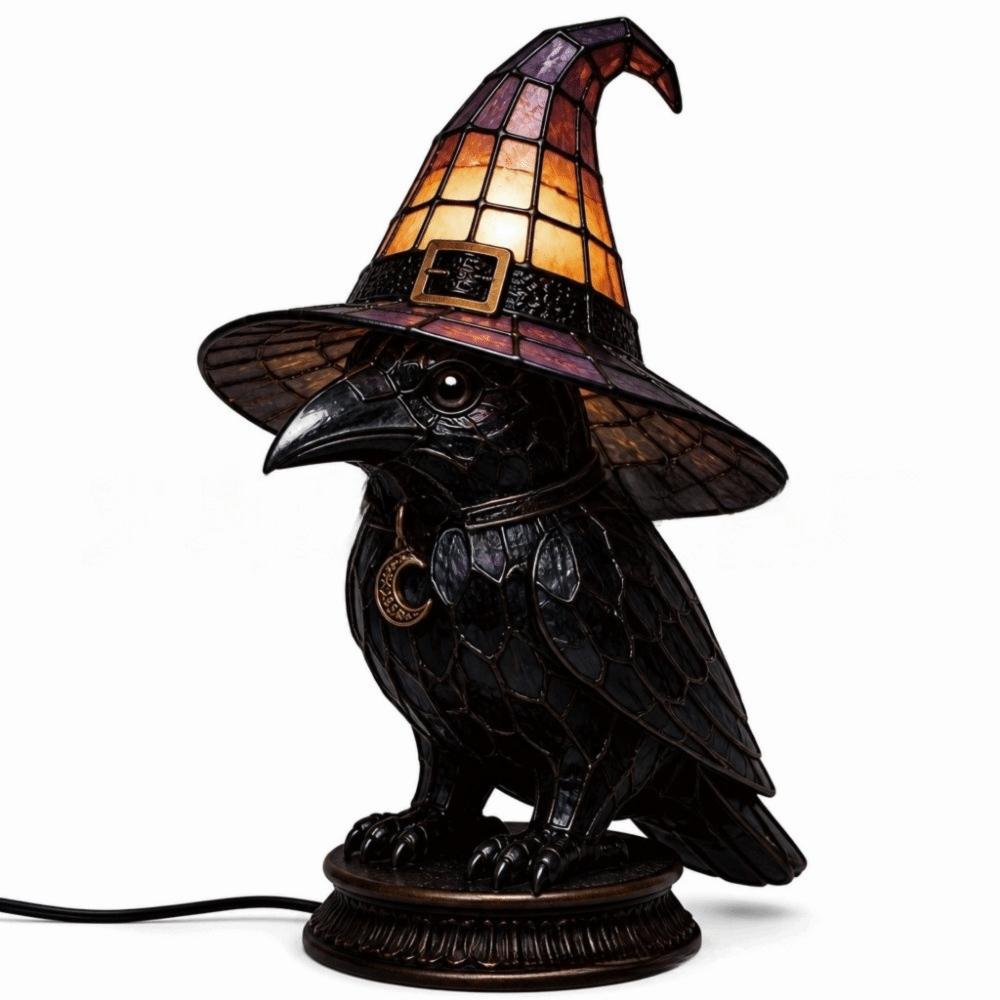 Home Decoration Halloween Lamp Cat Bird Desktop Lights Home Ornaments Night Light Bedside