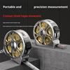 Мини рулетка 2 м выдвижная легко читаемая брелок измерительная лента, дюймовая/метрическая шкала карманная рулетка для инженера