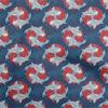 oneOone Cotton Flex Brown Fabric Asian Japanese Koi Fish Craft Projects Decor Fabric Printed By The Yard 40 Inch