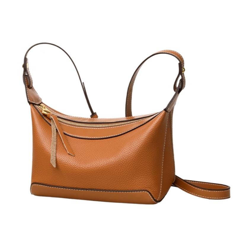 Весенние новые женские сумки-мессенджеры из высококачественной ПУ кожи первого слоя, женская сумка через плечо в стиле ретро, женская сумка-слинг, модная популярная сумка-пельмень