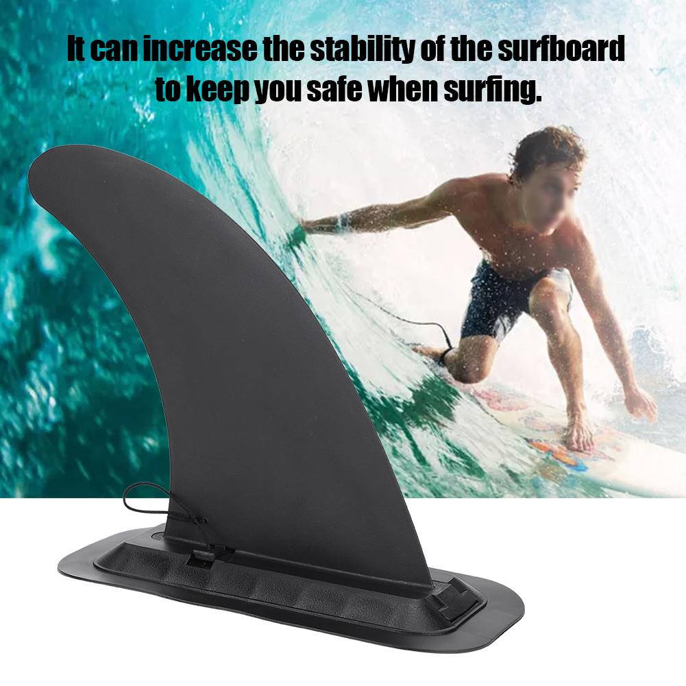 2 Pieces Detachable Surfboard Tail Rudder Plastic Surfing Watershed Fin