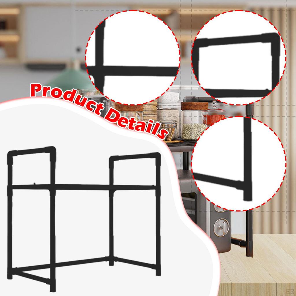 Microwave Oven Storage Rack Counter Organizer Shelf Multifunction