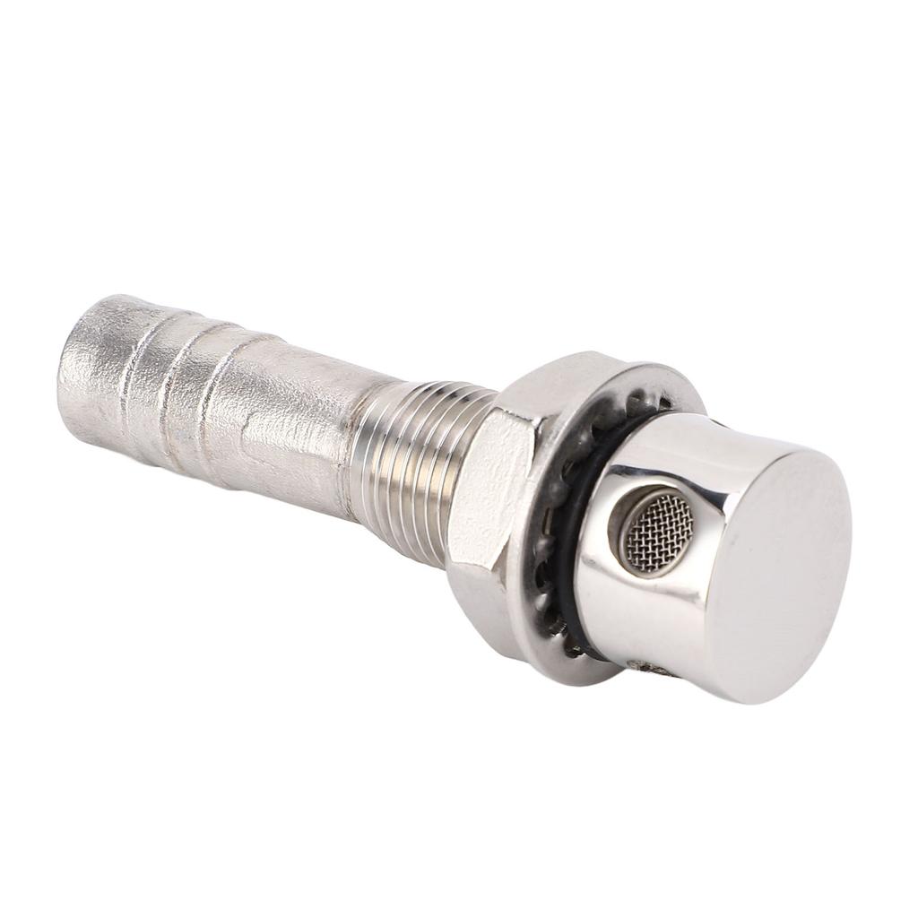 Marine Boat Fuel Gas Tank Vent 316 Stainless Steel 16mm Straight Fuel Vent Hardware Fitting for
