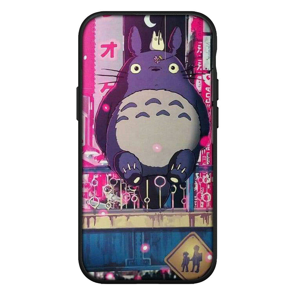 Чехол для iPhone 17 16 15 Xiaomi Poco Redmi Note 14 13 12 11 Pro Max 9 16e Samsung Galaxy S25 S24 S23 A05 A56OPPO Huawei Аниме Тоторо Чехол для телефона