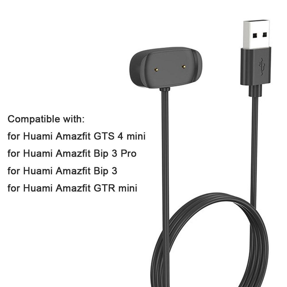 Портативное зарядное устройство USB, модное зарядное устройство, зарядный кабель для Huami Amazfit GTS 4 mini/3 Pro Charger