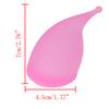 Reusable Medical Silicone Soft Menstrual Women Period Cup Size Small Large Pads