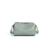 New model of top-layer cowhide commuter cylindrical bag, versatile textured pillow bag, single-shoulder soft bag