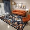 Домашний декор Богемный Роскошный Ковер Гостиная Нескользящий Коврик для Прихожей Легко Чистить Коврик для Диванного Столика Настраиваемый Стираемый