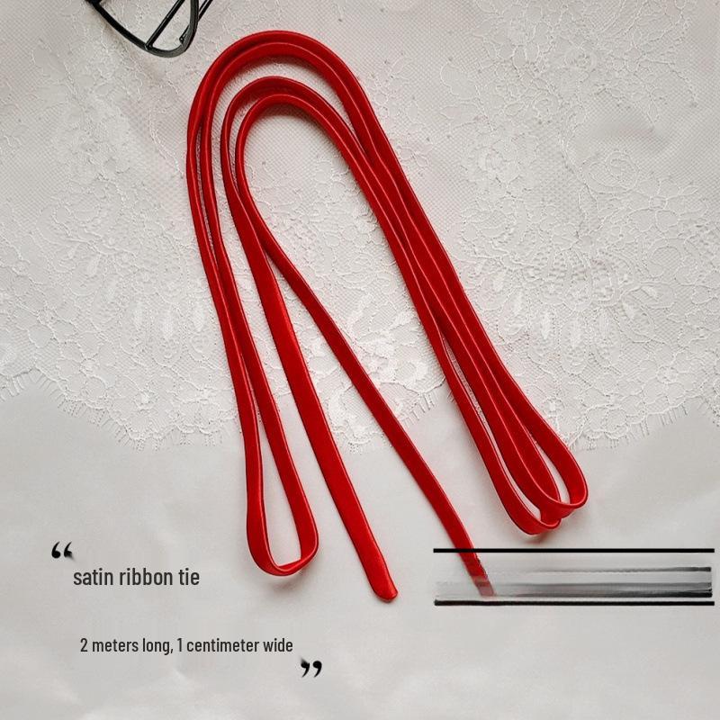 Кружевное свадебное платье с атласной лентой на шнуровке, бантом и повязкой для волос, прочное и универсальное для невест