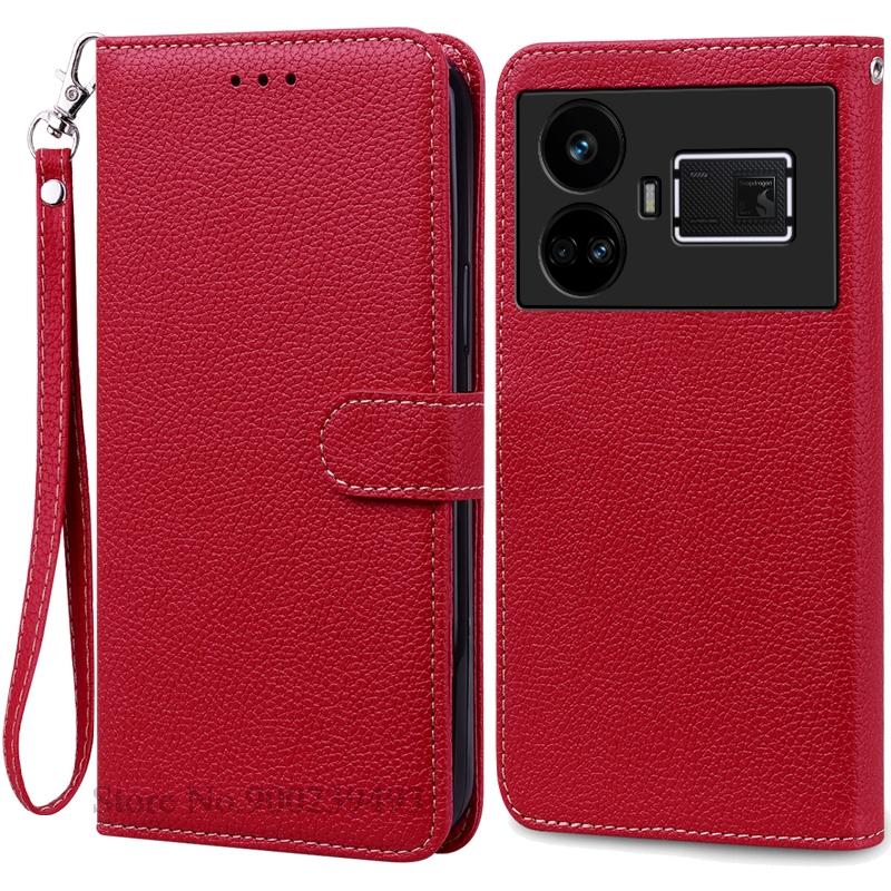 Для Realme GT5 чехол-кошелек кожаный флип-чехол для Realme GT5 чехол противоударный защитный чехол для Realme GT5 Fundas