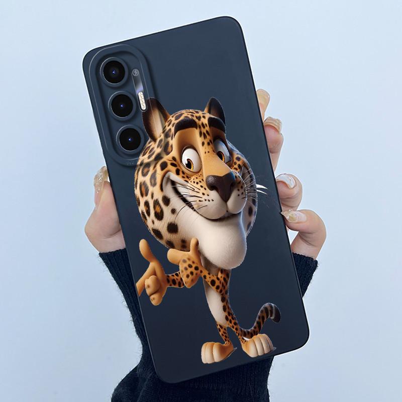 Чехол для Tecno Pova 3 LF7n Милый Мультяшный Кот Матовый Ударопрочный Мягкий Силиконовый Чехол для Телефона Для Tecno Pova 3 Pova3 Funda 6.9''