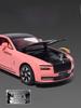 1:24 Модель автомобиля Rolls-Royce из легкого сплава со световыми и звуковыми функциями - Идеально подходит для подарков детям
