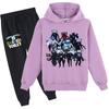 Kids 3D Hoodie Set Skibidi Toilet Pullover Tracksuit Speakerman Children Sweater+ Pants