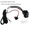 For Nissan TIIDA LIVINA GENISS X-TRAIL QASHQAI ALTIMA  PD Car Charger  QC3.0 Fast Charging